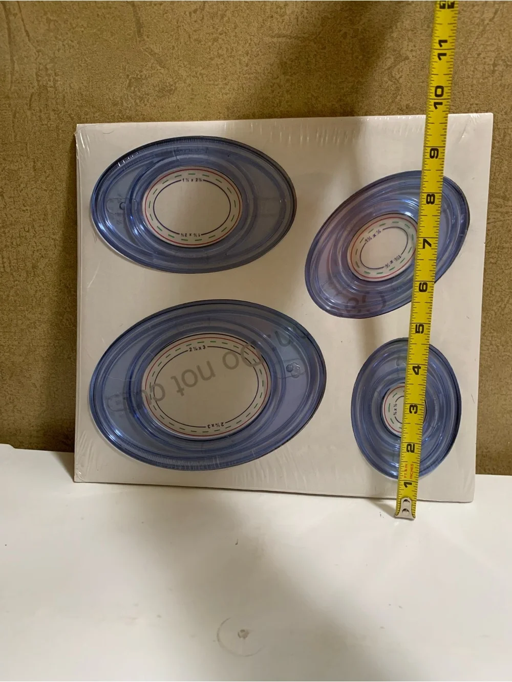 CREATIVE MEMORIES 4 Oval Cutting Patterns & Sizing Templates NEW in Pkg